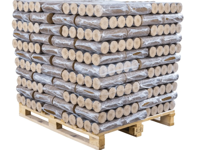 BIOMAC ENERGO HARD TOP Hartholzbriketts | Palette 1000 kg (100x10kg)