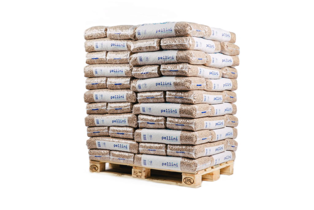 Pellini ENplus A1 Holzpellets – Palette 66 x 15 kg (990 kg Gesamtgewicht, Made in Germany)