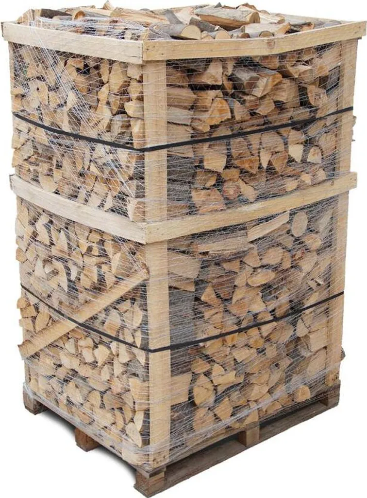 Brennholz Kaminholz Buche 25 cm Scheitlänge – 2 RM / ca. 3 SRM Palette (Ofenfertig)